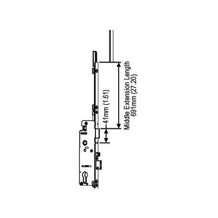 Strybuc Manual Shootbolt Middle 850-8778691